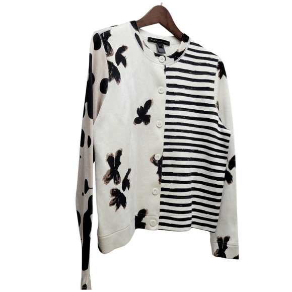 Marc By Marc Jacobs Patchwork Cardigan Women's Size Large NWOT $520 - Picture 3 of 10
